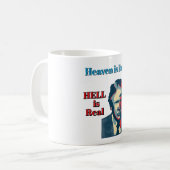 Die Hölle ist real Kaffeetasse (Vorderseite Links)
