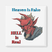 Die Hölle ist real Magnet (Vorne)