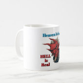 Die Hölle ist realer Kaffeebecher Kaffeetasse (Vorderseite Links)