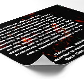 Die Hölle ist vergeudet... heiß, nur got.. Poster (Ecke)