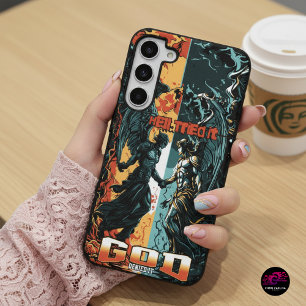 Die Hölle versuchte es, Gott lehnte es ab - Christ Samsung Galaxy Hülle