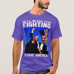 Die Hölle wird niemals aufhören zu kämpfen, um Ame T-Shirt