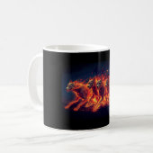 Die Höllenhunde sind in Bewegung Kaffeetasse (Vorderseite Links)