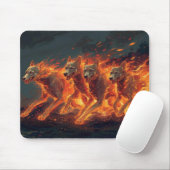 Die Höllenhunde sind in Bewegung Mousepad (Mit Mouse)