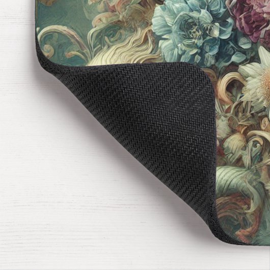 Die Höllenmotorade - gotisches Blumendesign Mousepad (Ecke)