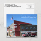 Die Hollister-Feuerwehr Postkarte (Vorne/Hinten)