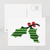 Die Holly-Leaf-Logo-Postkarte Postkarte (Vorne/Hinten)