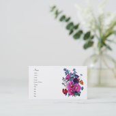 Die hollyhocks-Sammlung Visitenkarte (Stehend Vorderseite)