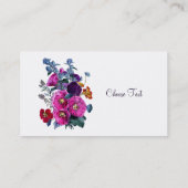 Die hollyhocks-Sammlung Visitenkarte (Rückseite)