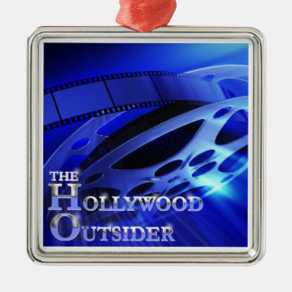 Die hOllywood-Außenseiter-Weihnachtsverzierung Silbernes Ornament