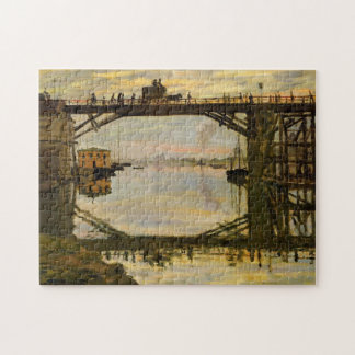 Die Holzbrücke Monet Feine Kunst Puzzle