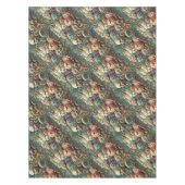 Die hölzerne Motorkade - gotisches großes Muster Tischdecke (Vorderseite)