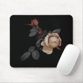 Die hölzerne Rosen-Mausunterlage Mousepad (Mit Mouse)