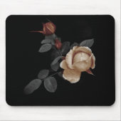 Die hölzerne Rosen-Mausunterlage Mousepad (Vorne)