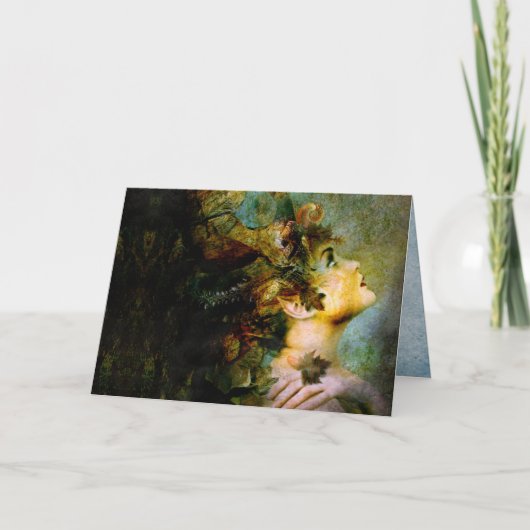 die Holznymphe Karte (Vorderseite)