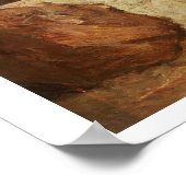 Die Holzsäger, 1848 Poster (Ecke)