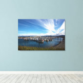 Die Homer Spit, Alaska Print Leinwanddruck (Insitu (Holzboden))