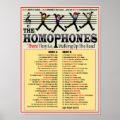 Die Homophone Poster (Vorne)