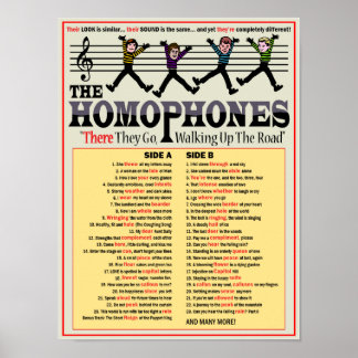 Die Homophone Poster