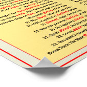 Die Homophone Poster (Ecke)