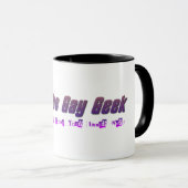 Die homosexuelle Geek-Logo-Tasse Tasse (VorderseiteRechts)