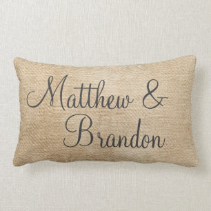 Die homosexuelle Vintage Leinwand personifiziert Lendenkissen