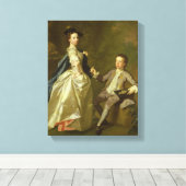 Die Hone. Rachel Hamilton und ihr Bruder Leinwanddruck (Insitu (Holzboden))