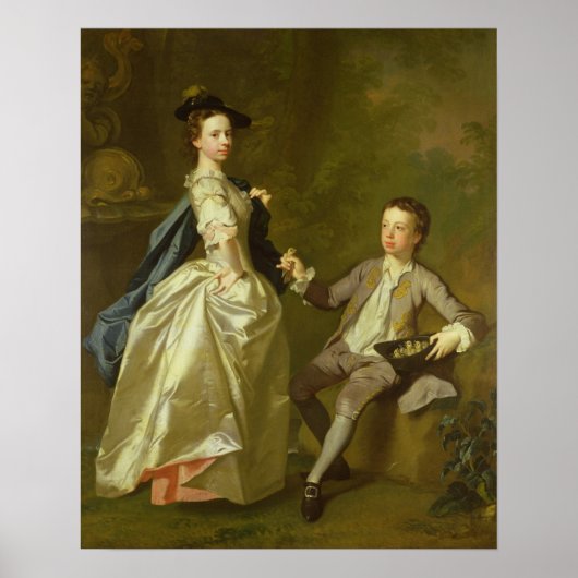 Die Hone. Rachel Hamilton und ihr Bruder Poster (Vorne)