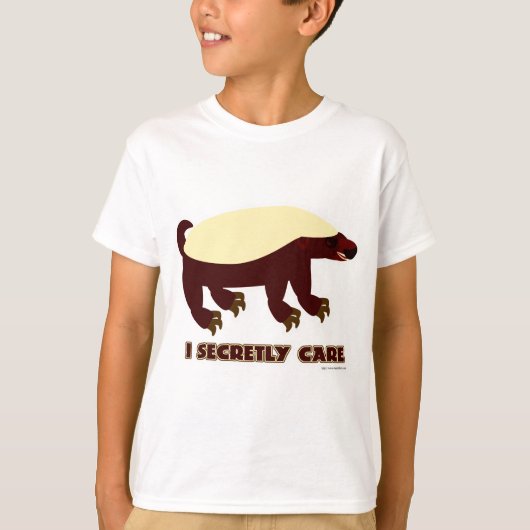 Die Honey Badger heimlich pflegen T-Shirt (Vorderseite)