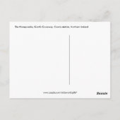 Die Honeycombs, Riesenkauz, Landkreis Antrim Postkarte (Rückseite)
