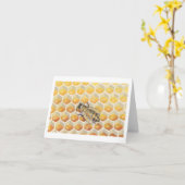 Die Honig-Bienen-Anmerkungs-Karte Karte (Gelbe Blume)