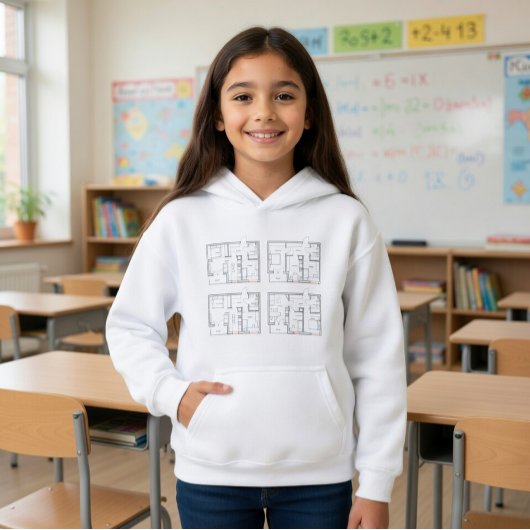 Die Hoodie von Future Architect Blueprint Kid