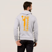 Die Hoopers | Herren-Vollzip Hoodie (Schwarz voll)