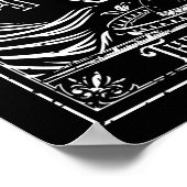 Die Horchata-Tarot-Karte Poster (Ecke)