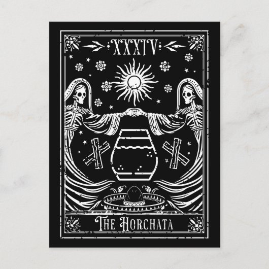 Die Horchata-Tarot-Karte Postkarte (Vorderseite)