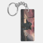 DIE HORIZONT-REISEND-SCHLÜSSELkette Schlüsselanhänger (Vorderseite links)