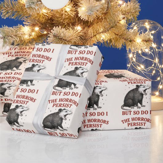 Die Horror bestehen fort, aber ich auch Geschenkpapier (Feiertage)