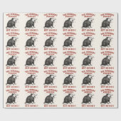 Die Horror bestehen fort, aber ich auch Geschenkpapier (Flach)