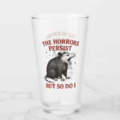 Die Horror bestehen fort, aber ich auch Glas (Rückseite)