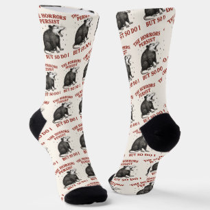 Die Horror bestehen fort, aber ich auch Socken