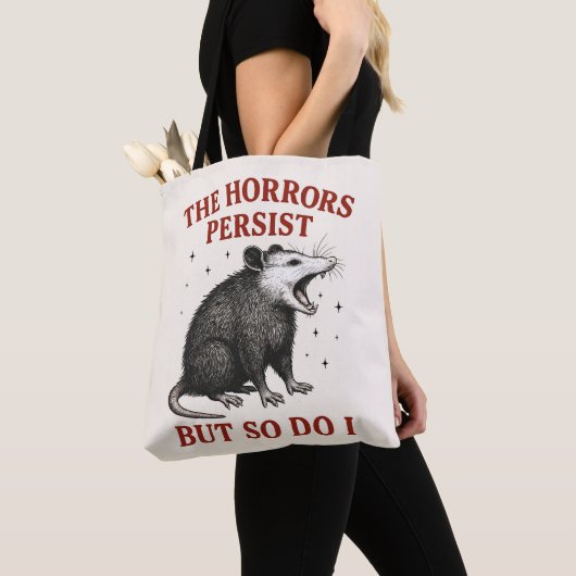 Die Horror bestehen fort, aber ich auch Tasche (Von Nahem)