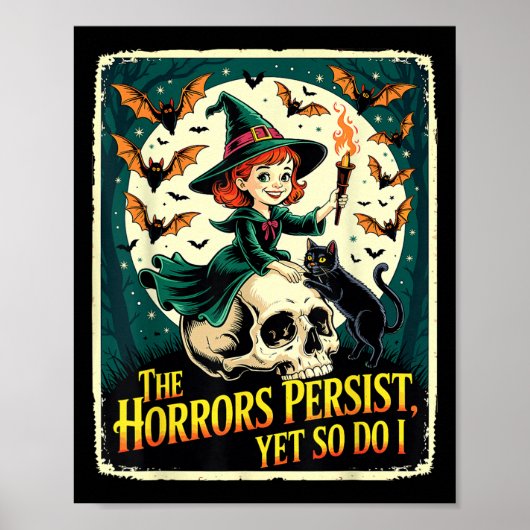 Die Horror bestehen noch, also witze ich die Schäd Poster (Vorne)