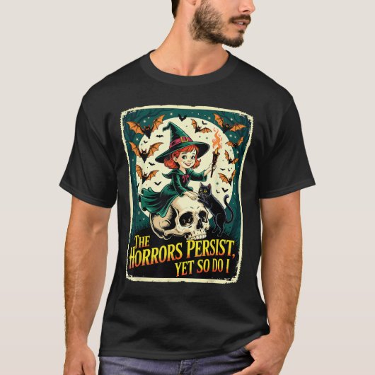 Die Horror bestehen noch, also witze ich die Schäd T-Shirt (Vorderseite)