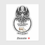 Die Horror bleiben Aufkleber (Blatt)