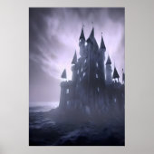 Die Horror-Burg | AI Art Poster (Vorne)