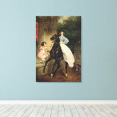 Die Horsefrau, Portrait von Giovanina Leinwanddruck (Insitu (Holzboden))