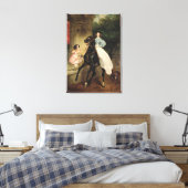 Die Horsefrau, Portrait von Giovanina Leinwanddruck (Insitu (Schlafzimmer))