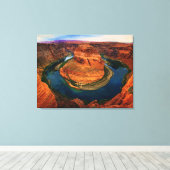 Die Horseshoe-Bend (Leinwand) Leinwanddruck (Insitu (Holzboden))