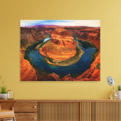 Die Horseshoe-Bend (Leinwand) Leinwanddruck (Insitu (Wohnzimmer))