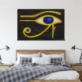 Die Horus Eye Canvas drucken Leinwanddruck (Insitu (Schlafzimmer))